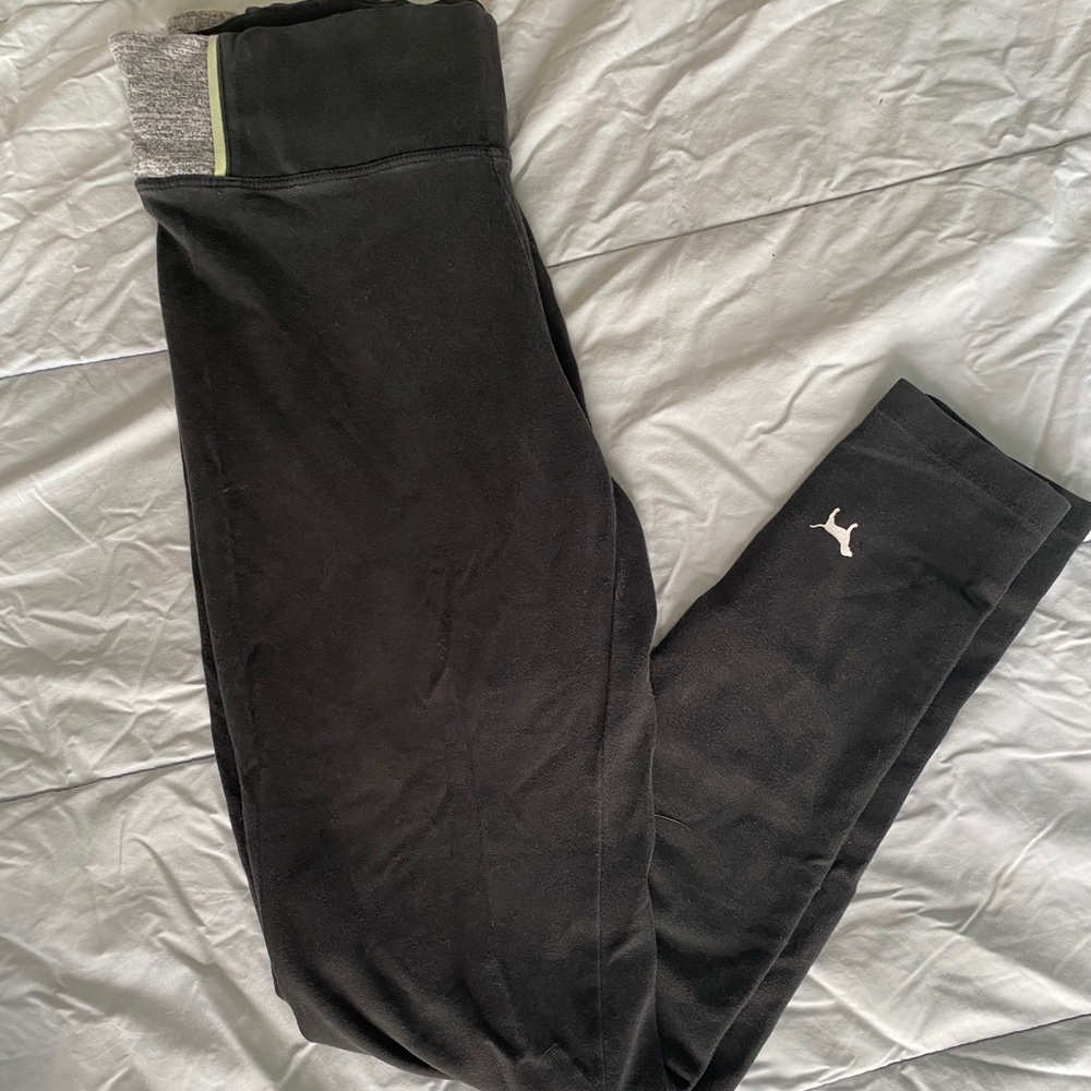 PINK Black Yoga Pants